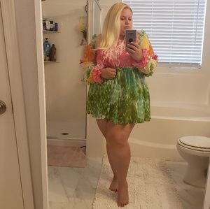 Dresses - Colorful designer plus size mini dress Dresses - Colorful designer plus size mini dress
